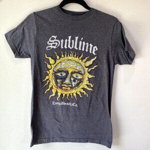 Sublime Sun Stamp Graphic Band Tee Gray M
